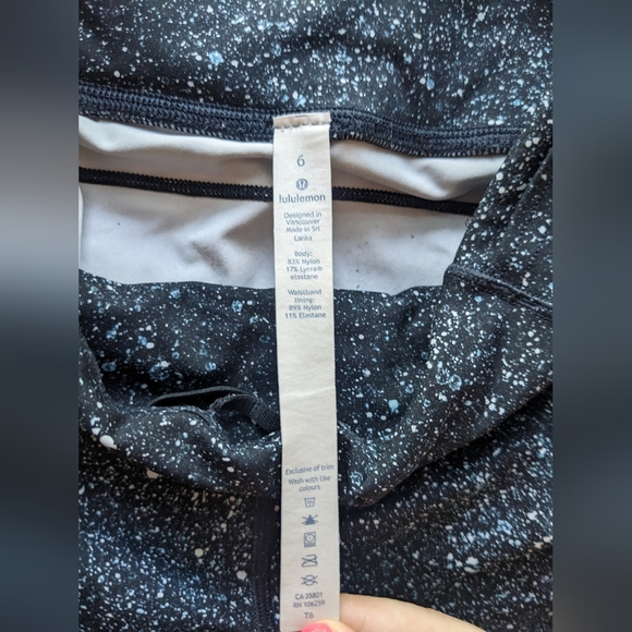 Lululemon Fast and Free Leggings Cropped - Picture 3 of 4